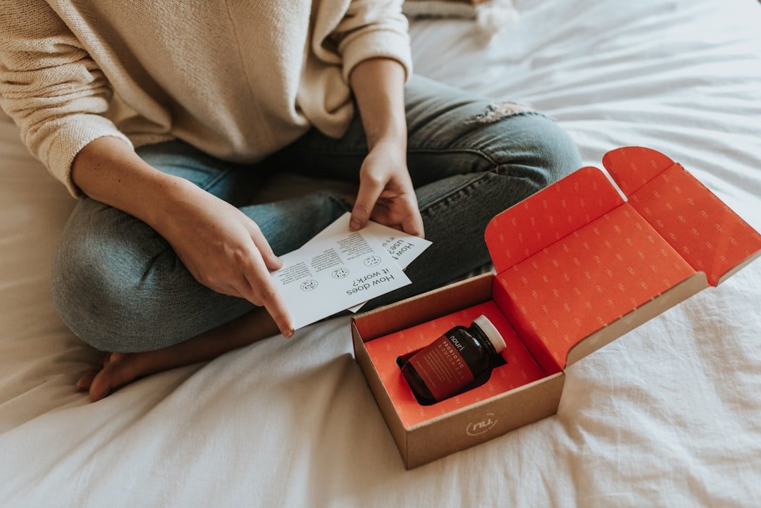 Beauty products and packaging prepared for a return check